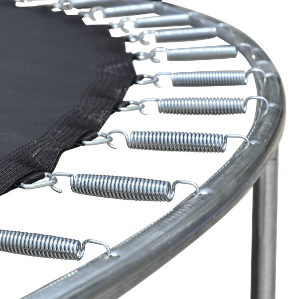 14FT Trampoline for Adults & Kids with Basketball Hoop, Outdoor Trampolines w/Ladder and Safety Enclosure Net for Kids and Adults - Image 4