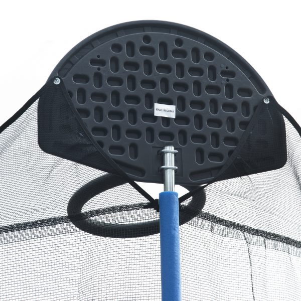 14FT Trampoline for Adults & Kids with Basketball Hoop, Outdoor Trampolines w/Ladder and Safety Enclosure Net for Kids and Adults - Image 5