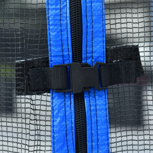 14FT Trampoline for Adults & Kids with Basketball Hoop, Outdoor Trampolines w/Ladder and Safety Enclosure Net for Kids and Adults - Image 6