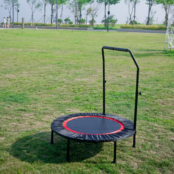40 Inch Mini Exercise Trampoline for Adults or Kids Indoor Fitness Rebounder Trampoline with Safety Pad Max. Load 300LBS - Image 2
