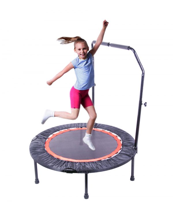 40 Inch Mini Exercise Trampoline for Adults or Kids Indoor Fitness Rebounder Trampoline with Safety Pad Max. Load 300LBS - Image 7