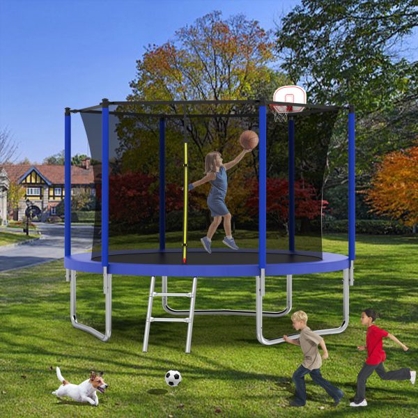 8ft Trampoline Blue - Image 2
