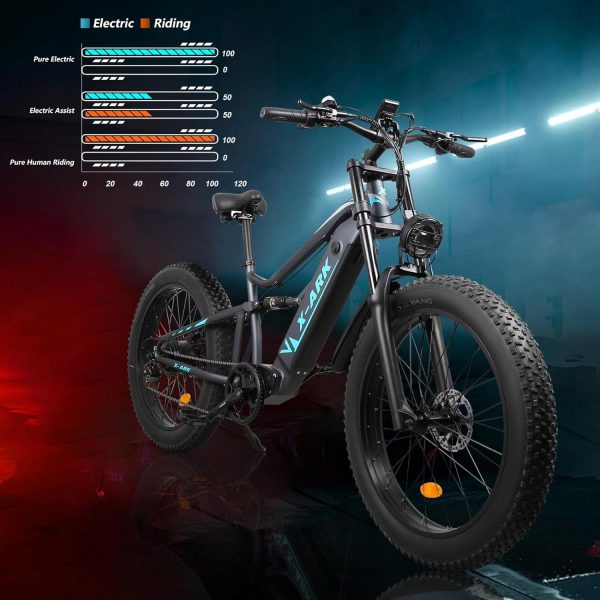 Electric Bike 1000W Motor Fat Tire 26x4 Mountain Bike - Image 3