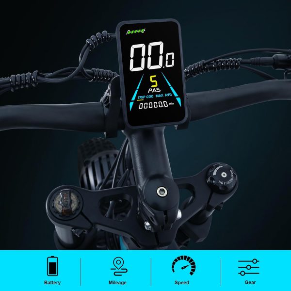 Electric Bike 1000W Motor Fat Tire 26x4 Mountain Bike - Image 7
