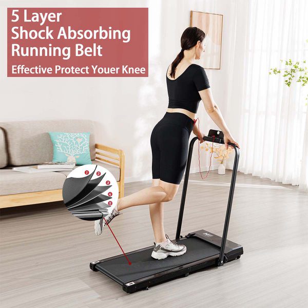 Flatbed walker with armrests black - Image 2